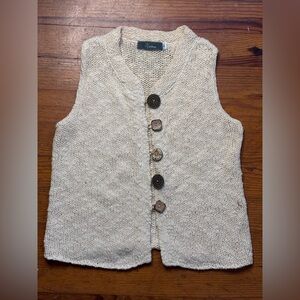Knitted Vest Cottagecore grandmacore
